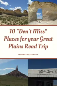 Check out some of these cool sites on your next, Great Plains, road trip. They include Route 66, Carhenge, Monument Rocks and Chimney Rock!